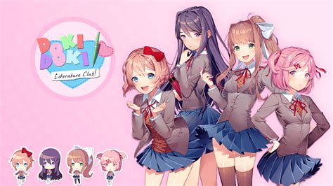 ddlc wallpaper|ddlc wallpaper for pc.